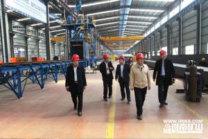 中國重機協會常務副理事長李鏡一行蒞臨我公司調研指導